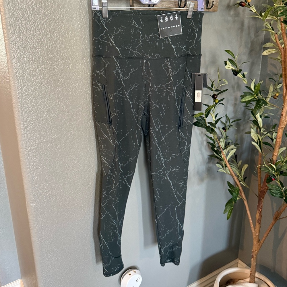 Kay Unger High Rise Marble Leggings